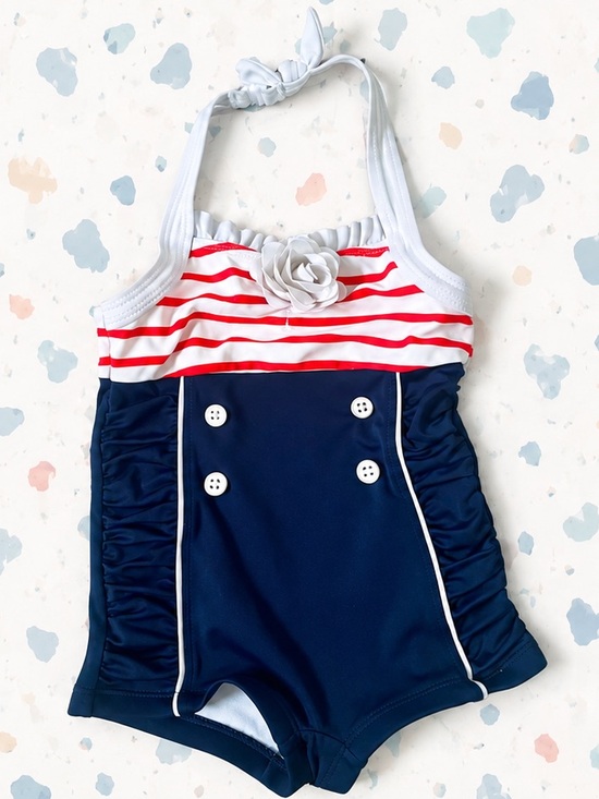 Janie and Jack Other - Janie & Jack Baby/Toddler Girl’s Retro Bathing Suit - Size 18 to 24 Months